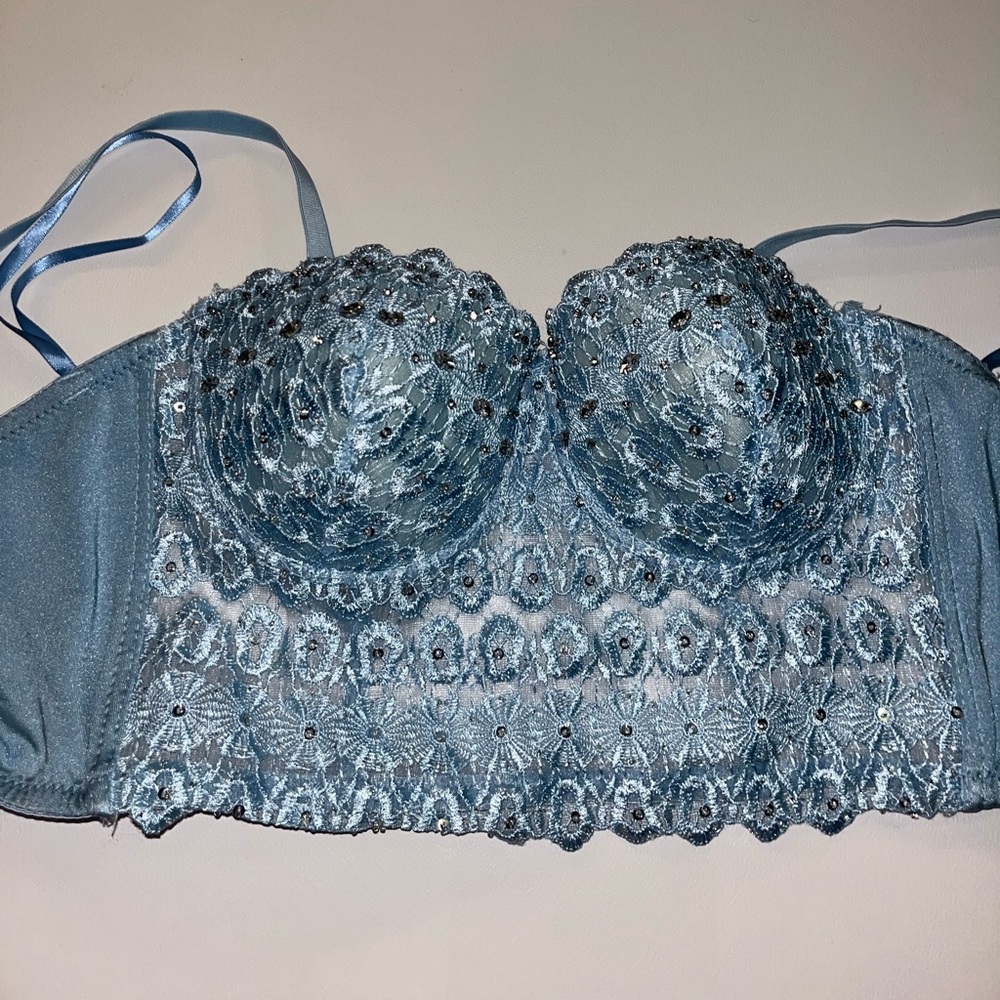 Blue Windsor Corset